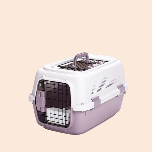 Sturdy Pet Airline Box Ventilated Dog Shipping Box Multi-purpose Cat Cage Portable Pet Transport Cage Pet Supplies