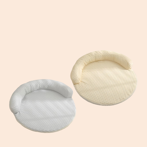 1pcs New Product Summer Pet Cool Pad Dog Kennel Summer Iced Bean Breathable Cool Pet Mat Round Cat Cushion Dog Bed Supplies