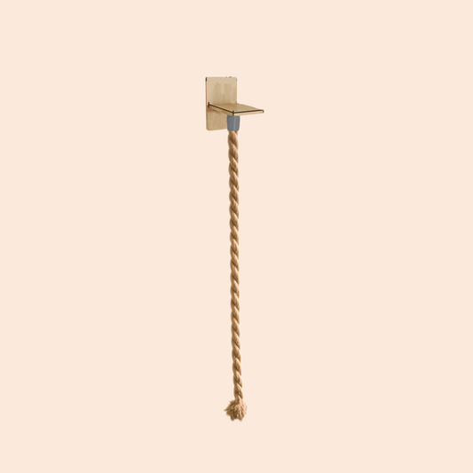 Wall-mounted Cat Scratcher - Thick Jute Rope, Durable Climbing Tower for Indoor Cats. Interactive Cat Toy | Hanging Cat Ladder