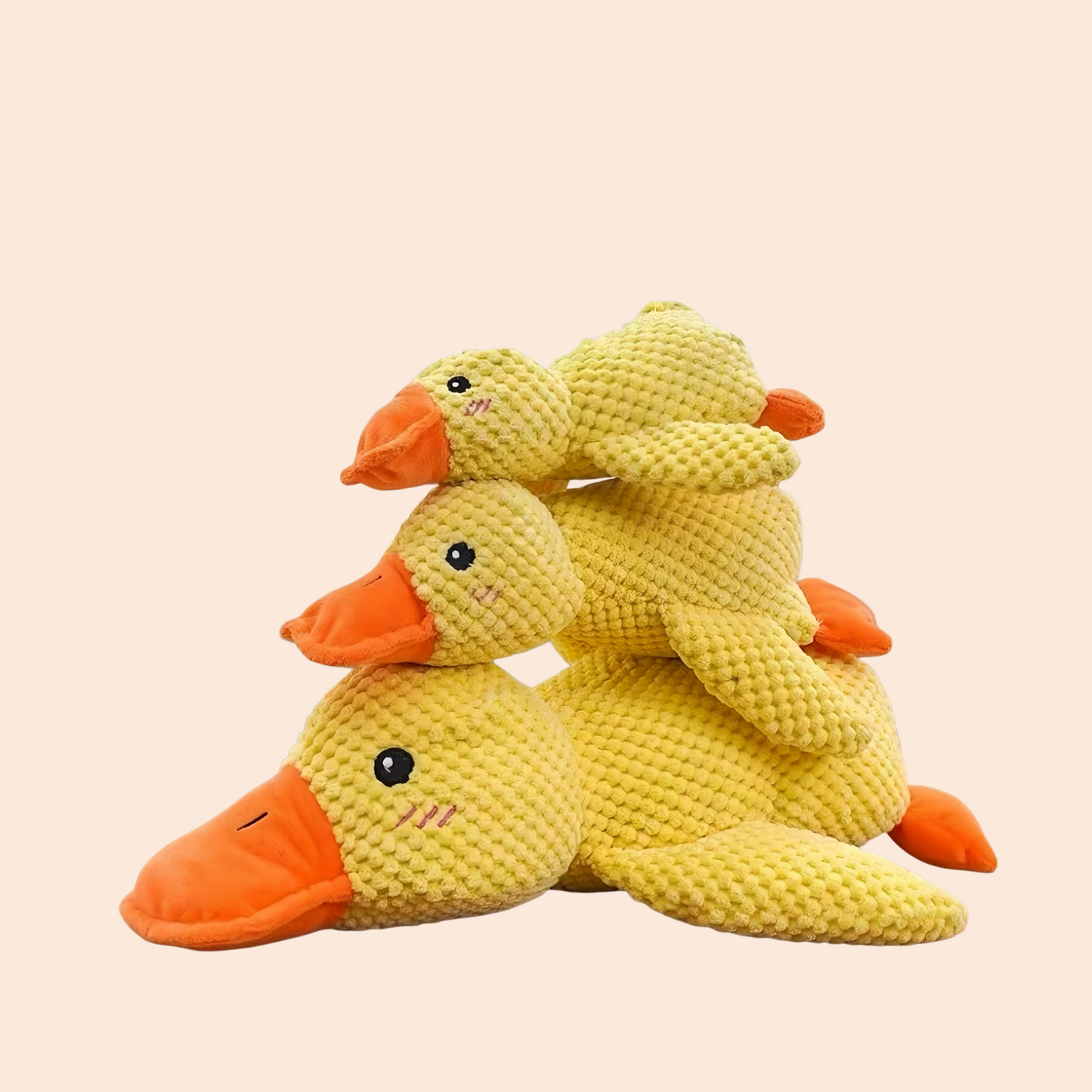 1/3PCS Things For Dogs Dogs Accessories Dog Supplies Calming Duck Squeaky Plush Toy Luxury Sleep Aid Durable Puppy Companion Pet