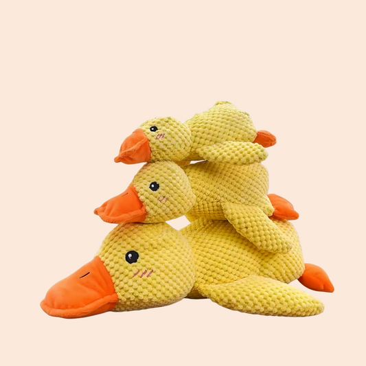 1/3PCS Things For Dogs Dogs Accessories Dog Supplies Calming Duck Squeaky Plush Toy Luxury Sleep Aid Durable Puppy Companion Pet