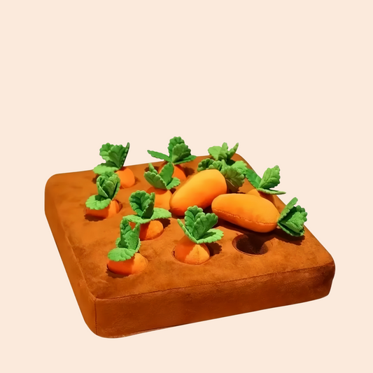 Carrot Snuffle Mat for Dogs Cats Puzzle Toy with Carrots for Small Medium Large Interactive Pet Stress Relief Dogs Chew Toys
