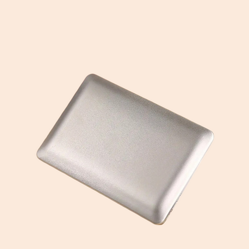 Mini Dollhouse Toy Cat Laptop Tiny Fake Computer Mirror for Cat (sliver) Interactive Cat Toy Creative Product For Kitten