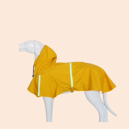 Large Dog Raincoat Corgi Cloak Style Puppy Waterproof Dog Clothes Reflective Pet Windproof Rainproof Hooded Raincoat for Dog